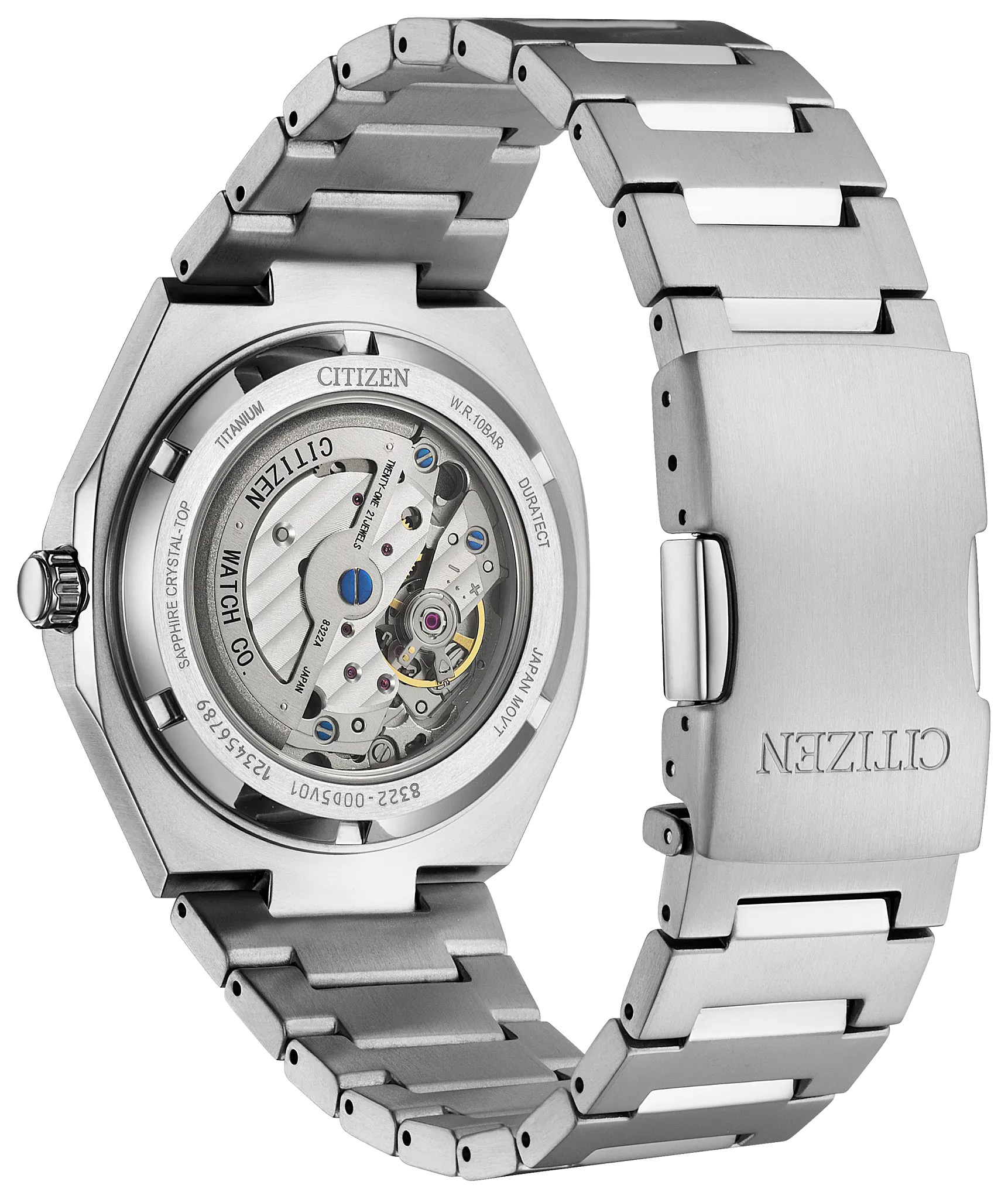 Zenshin 60 Mechanical Green Dial Super Titanium Bracelet NK5020